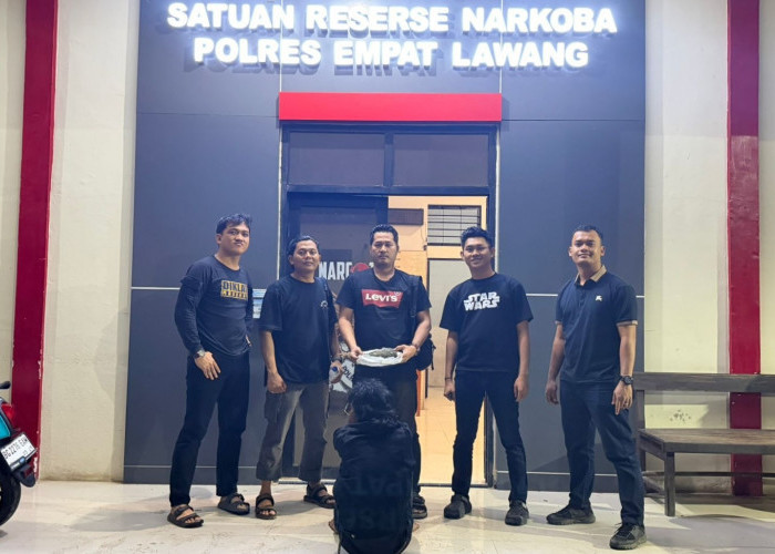 Satresnarkoba Polres Empat Lawang Ringkus Pengedar Ganja 120 Gram di Pasemah Air Keruh