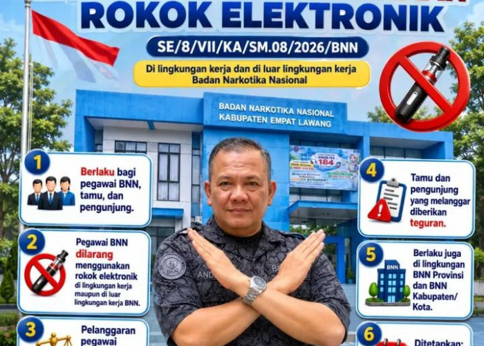 Awas! BNNK Empat Lawang Ingatkan Bahaya Salah Cara Pakai Liquid Vape yang Dicampur Narkoba Disorot