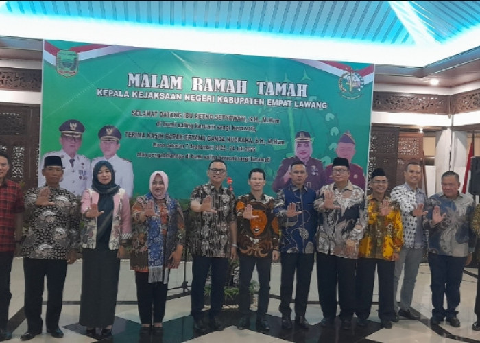 Malam Ramah Tamah Kejari Empat Lawang, Retno Setyowati Resmi Gantikan Eryana Ganda Nugraha