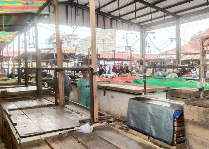 Puluhan Kios Kosong di Pasar Bukit Sulap, Pedagang Mengeluh Harga Sewa Selangit!