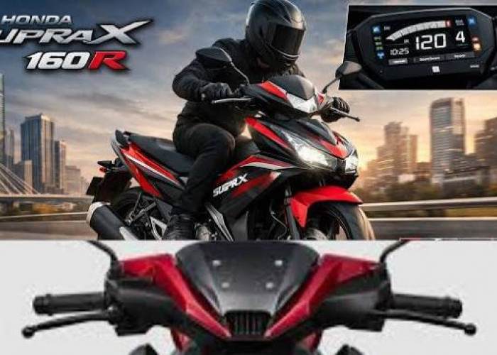 Honda Supra X 160 R Hadir dengan Mesin 160cc, Siap Jadi Motor Bebek Paling Bertenaga di Kelasnya