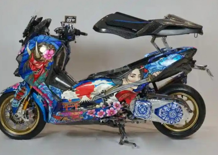 Yamaha XMAX Dimodifikasi Canggih! Bisa Dinyalakan Lewat Smartwatch, Dikendalikan Stik PlayStation