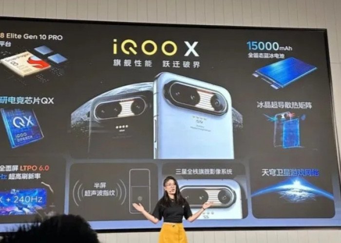 iQOO X Bikin Geger, Ponsel Konsep Bawa Baterai Jumbo 15.000 mAh dan Layar 240 Hz