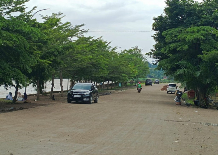 Akses Jalan Plaza Lematang ke Taman Bendungan Hampir Selesai, Warga Antusias