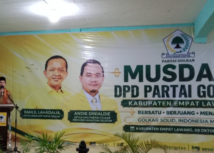 Hadiri Musda Golkar Ke V Empat Lawang, Wabup Harapkan Lahir Pemimpin Amanah dan Program Pro-Rakyat