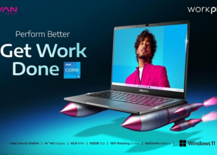 Advan Rilis Workpro Lite: Laptop Terjangkau untuk Profesional Muda