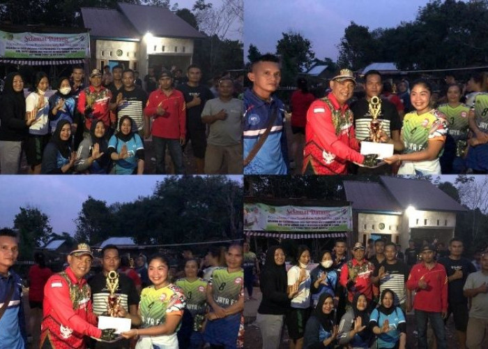 Desa Rantau Tenang Jadi Tuan Rumah Turnamen Bola Voli: Memupuk Semangat Atlet Muda Empat Lawang