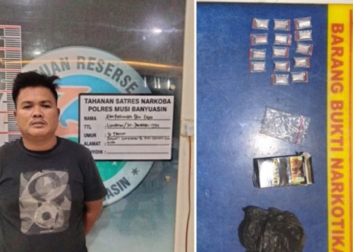 Diduga Hendak Edarkan Sabu, Pria Asal Lumpatan II Ditangkap di Babat Toman