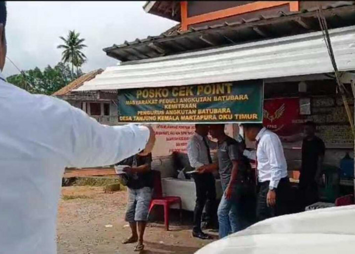 Gerebek Pos Pungli Truk Batubara di OKU Timur, Polisi Amankan 8 Orang!