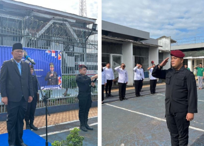 Lapas Kelas IIB Empat Lawang Gelar Upacara Hari Bakti Imipas Ke-1, Momentum Refleksi Satu Tahun Pengabdian