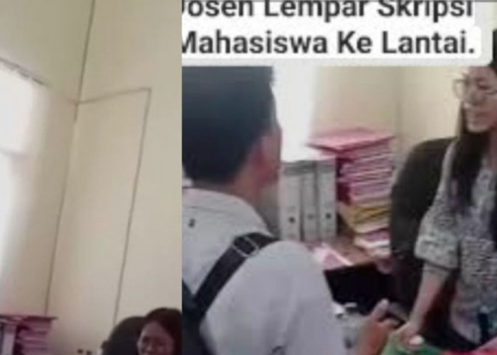 Skripsi Dilempar, Mahasiswa Meluap Emosi: 
