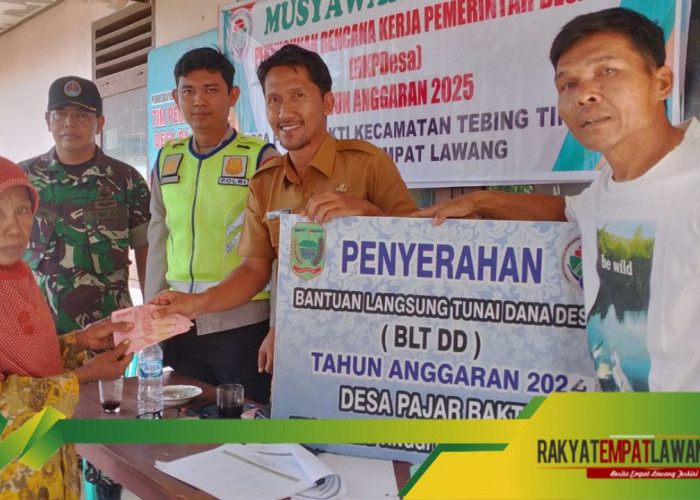 Pemerintah Desa Pajar Bakti Salurkan BLT DD Tahap 3 dan 4 Tahun 2024