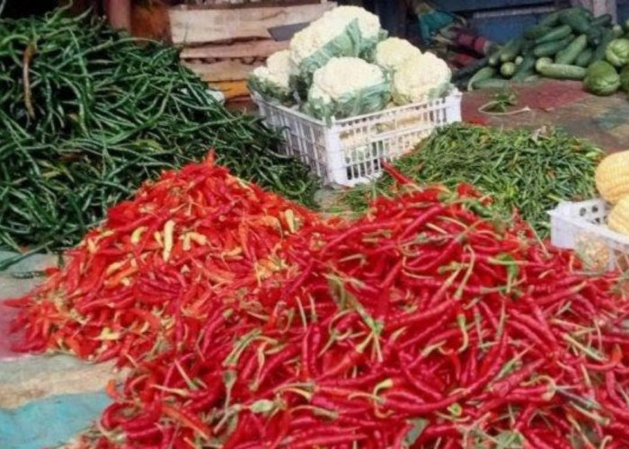 Harga Cabai di Pasar Pulo Mas Empat Lawang Naik Lagi, Tembus Rp 50 Ribu per Kilogram