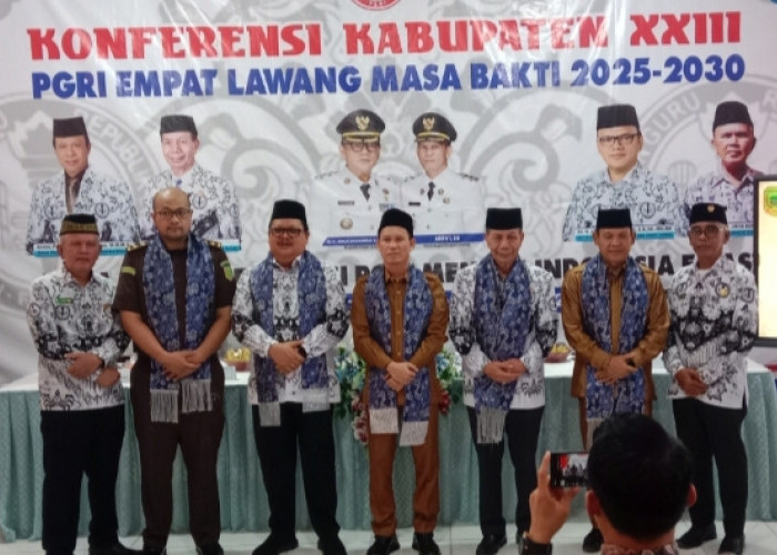 PGRI Empat Lawang Gelar Konferensi Kabupaten XXlll Masa Bakti 2025–2030, Wabup Arifai Resmi Membuka Acara