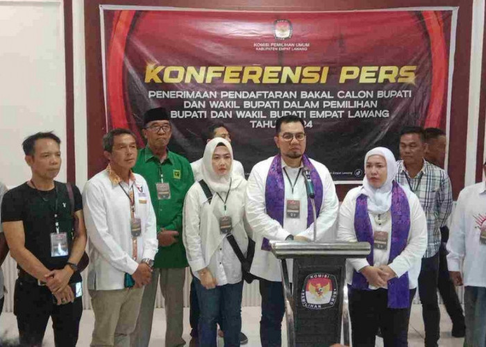 KPU Empat Lawang Kembalikan Berkas Pendaftaran HBA-Henny