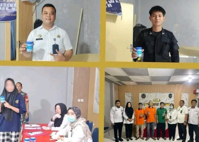Lapas Empat Lawang Gelar Tes Urine Rutin Cegah Peredaran Narkoba