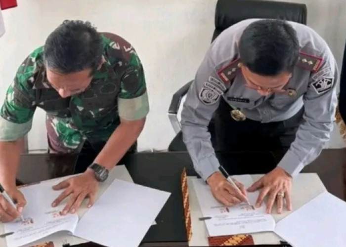 Perkuat Sistem Keamanan, Lapas Empat Lawang Jalin Kerja Sama Strategis dengan Koramil 405-01/Tebing Tinggi