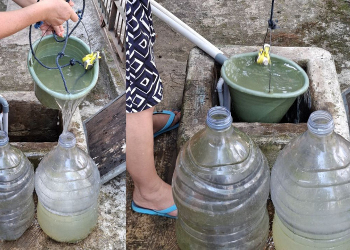 Warga Pendopo Keluhkan Krisis Air Bersih, PAM Mati, Mencuci dan Mandi, Terpaksa Turun Ke Sungai  