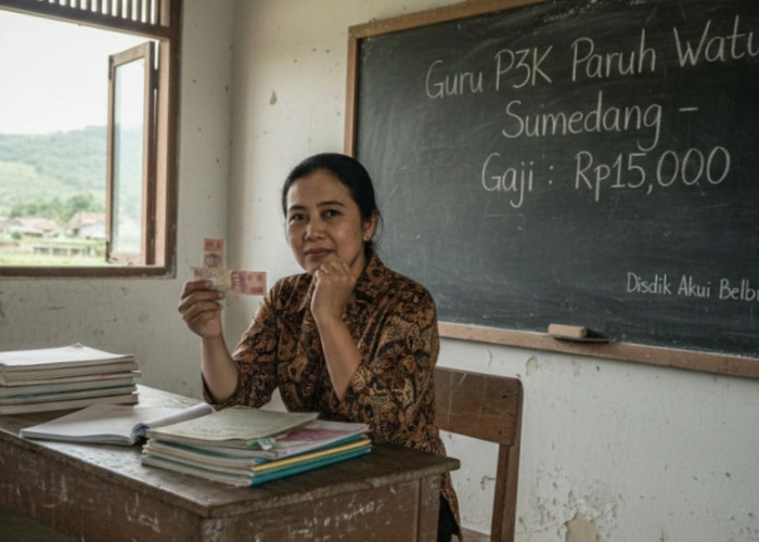Viral! Guru P3K Paruh Waktu di Sumedang Hanya Terima Rp15 Ribu, Disdik Akui Insentif Belum Ideal