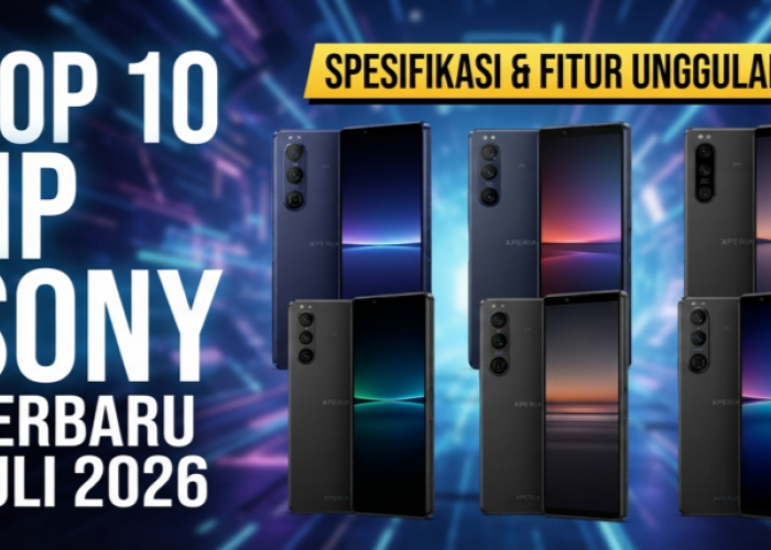 10 HP Sony Terbaik Juli 2026, Xperia 1 VIII Jadi Andalan dengan Snapdragon 8 Elite Gen 5 dan Kamera ZEISS