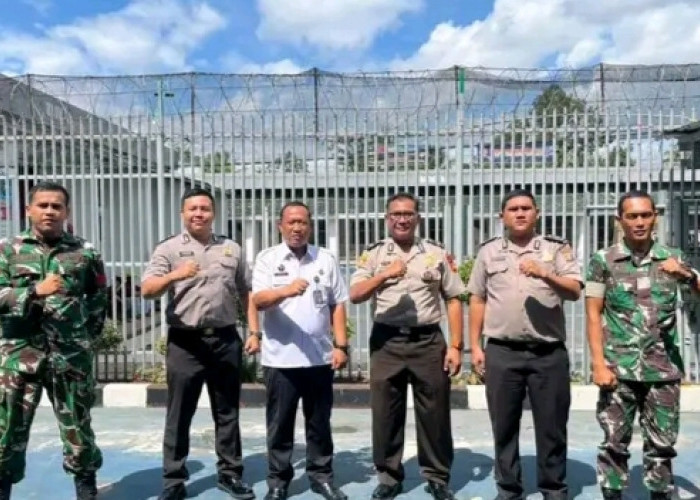 Perkuat Sinergi Keamanan, Lapas Empat Lawang Sambang Koramil dan Polres