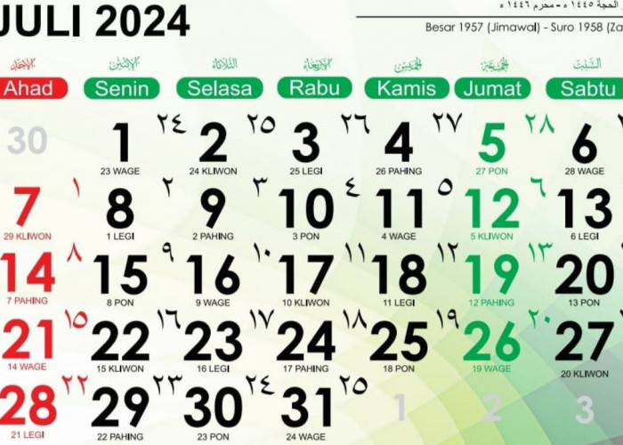 Kalender Jawa Bulan Suro 2024: Mulai Kapan dan Sampai Tanggal Berapa?