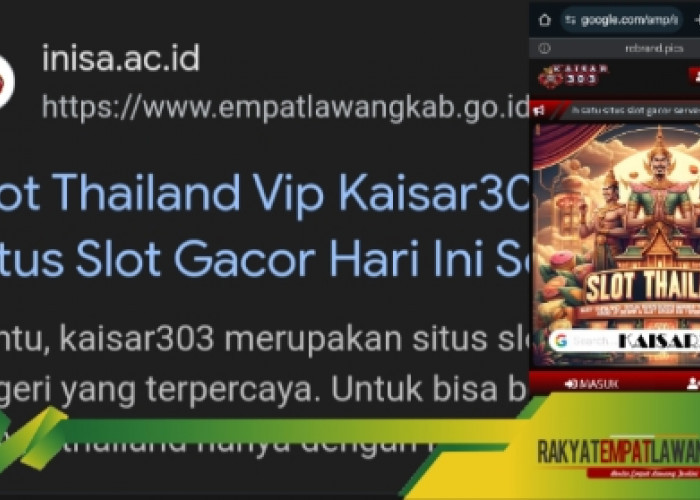 Pemerintah Kabupaten Empat Lawang Tanggapi Peretasan Situs Resmi oleh Jaringan Judi Online