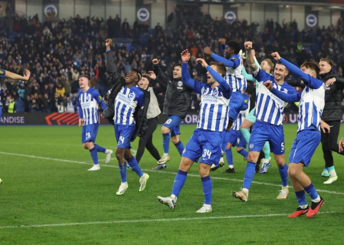 Brighton & Hove Albion Raih Kemenangan Gemilang dan Lolos ke Babak 16 Besar Liga Europa