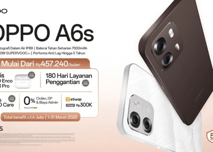 OPPO A6s Resmi Hadir, Baterai 7000mAh Jadi Andalan untuk Aktivitas Seharian