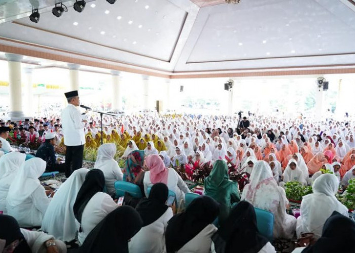 Tabligh Akbar HUT ke-21 Ogan Ilir, Ribuan Jemaah Padati Gedung Caram Seguguk