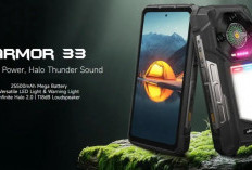 Ulefone Armor 33 4G, Ponsel Rugged Baterai 25500 mAh yang Tahan Berhari-hari di Medan Ekstrem