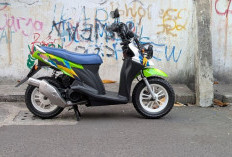 Modifikasi Suzuki Nex FI Bergaya Kawasaki KSR-II Bikin Pangling, Habiskan Dana Rp20 Jutaan