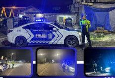 Satlantas Polres Empat Lawang Gelar Blue Light Patrol, Cegah Gangguan Kamtibmas di Malam Hari