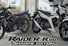 Suzuki Raider R150 Shadow Edition Meluncur, Tampil Simpel Harga Rp36 Jutaan