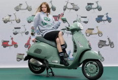 Vespa GTS 80TH Meluncur, Skutik Klasik Edisi 80 Tahun Dibanderol Rp93,5 Juta