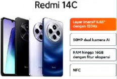 Redmi 14C 8/256GB Menggila di 2026! RAM Bisa 16GB, Layar 120Hz, Harga Mulai Rp1,4 Jutaan