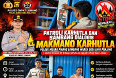 Cegah Karhutla, Polsek Muara Pinang Sambangi Warga Desa Sapa Panjang Lewat Program Makmano