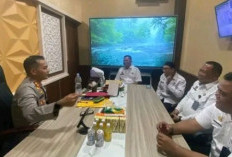 Perkuat Sinergitas dan Koordinasi, Kalapas Empat Lawang Lakukan Kunjungan Kerja ke Polres Empat Lawang