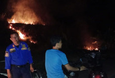 Heboh! Kawasan Pulo Mas Empat Lawang Terbakar, Diduga Akibat Pembakaran Sampah
