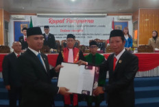 Siswo Pranoto Resmi Dilantik Jadi Wakil Ketua I DPRD Empat Lawang Gantikan Almarhum Saukani