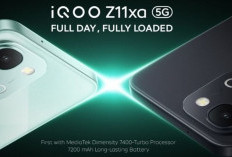 iQoo Z11xa 5G Resmi Meluncur, Bawa Baterai 7.200 mAh dan Dimensity 7400 Turbo
