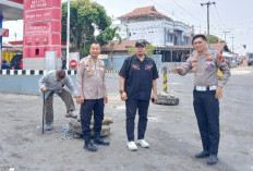 Cegah Antrean BBM Meluber ke Jalan, Kabag Ops dan Satlantas Polres Empat Lawang Berikan Himbawan Pemilik SPBU