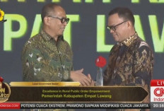 Bupati Empat Lawang Raih Penghargaan “Excellence in Rural Public Order Empowerment” Berkat Inovasi POL PP Desa