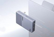 Ugreen Nexode Air Slim 100W Mendunia, Charger Tipis Berdaya Gahar dengan Colokan Lipat
