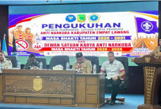 Kalapas Empat Lawang Hadiri Pengukuhan Saka Pramuka BNNK, Tegaskan Komitmen Perangi Narkoba