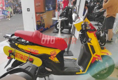 Katros Garage Sulap Yamaha Gear Ultima Jadi Skutik Adventure Bergaya Reli Klasik