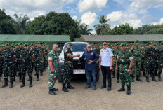 Kasdam II/Sriwijaya Tinjau Yon TP 984 di Muba, Terima Bantuan Mobil Operasional untuk Perkuat Kesiapan