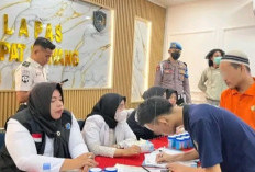 Sambut HBP ke-62, Lapas Empat Lawang Gelar Tes Urine Serentak untuk Pegawai dan Warga Binaan