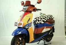 Yamaha Grand Filano Disulap Jadi Woody Toy Story, Tampil Unik dan Raih Best Decal