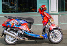 Tren Modifikasi Yamaha Grand Filano Racing Look Kian Populer, Tampil Sporty Tanpa Hilangkan Kesan Elegan
